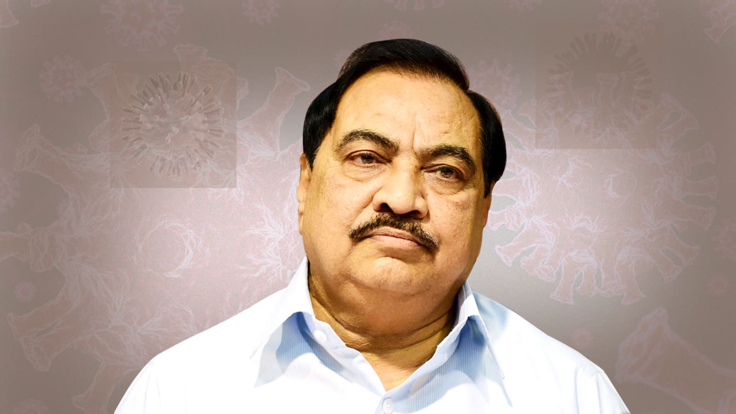 NCP leader Eknath Khadse tests coronavirus positive for second time