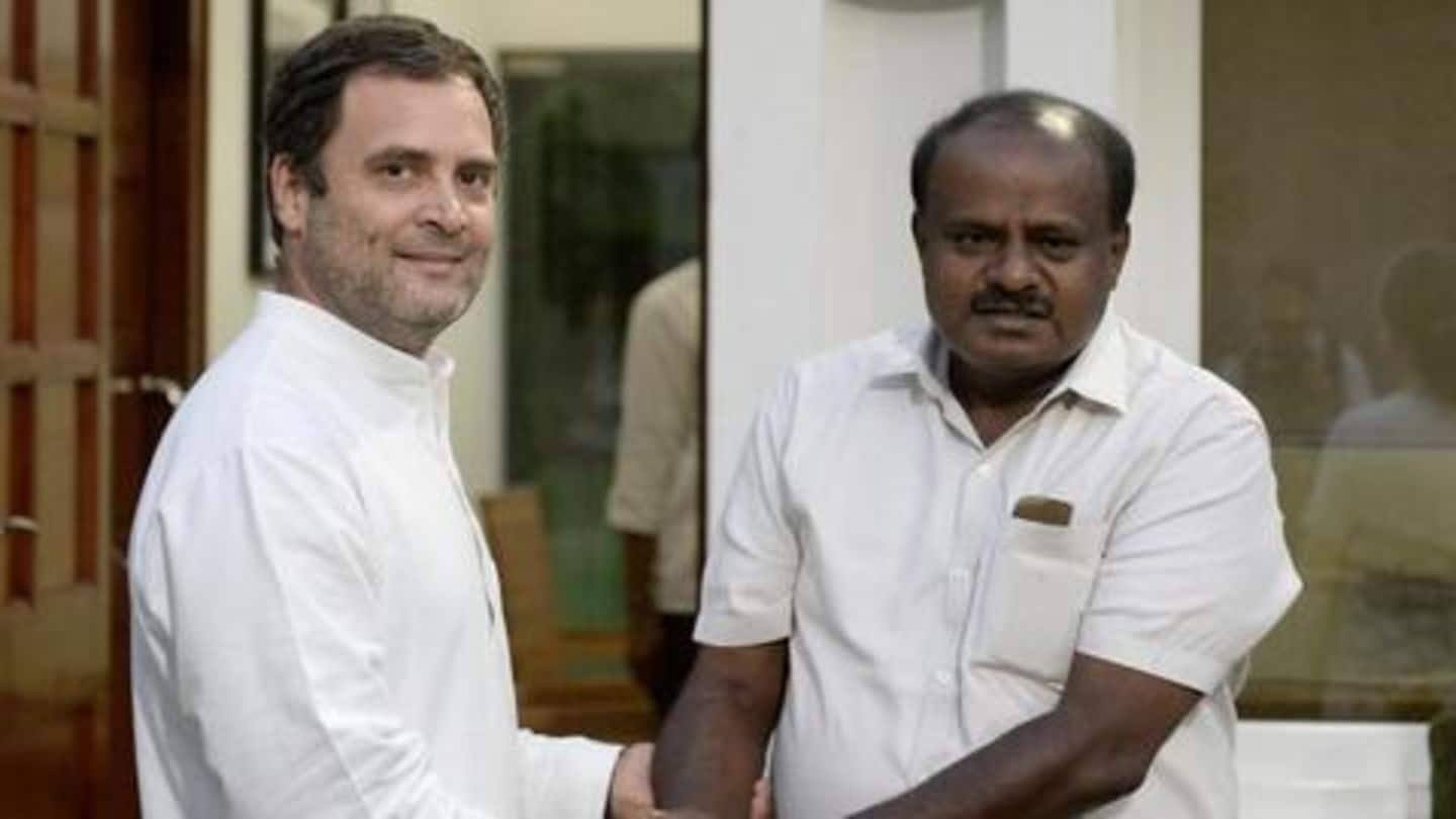 Context: Resignations of MLAs put Kumaraswamy's government 'on notice' Context: Resignations of MLAs put Kumaraswamy's government 'on notice'