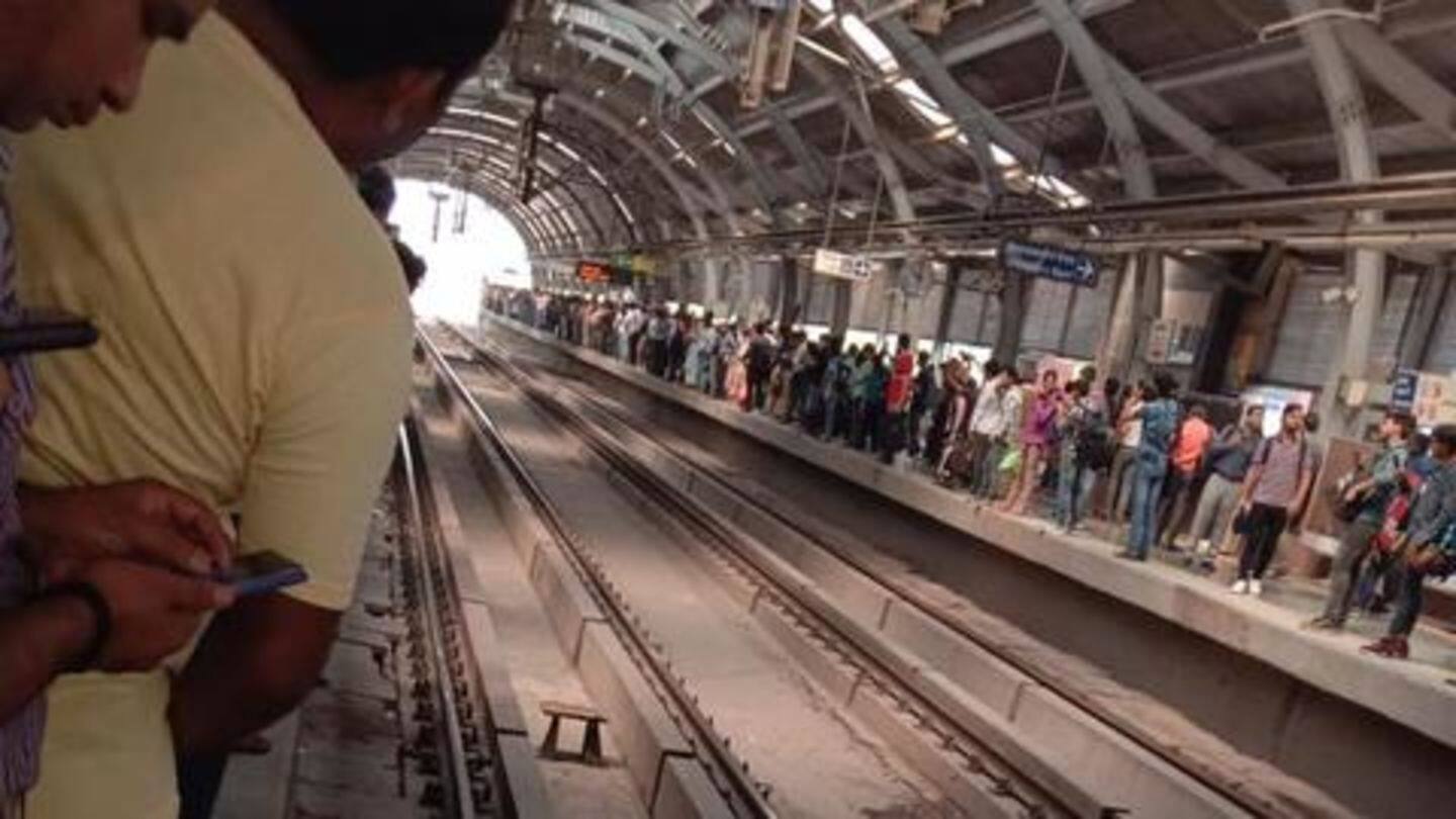 Backstory: Snapped wires affected yellow line during peak hours Backstory: Snapped wires affected yellow line during peak hours