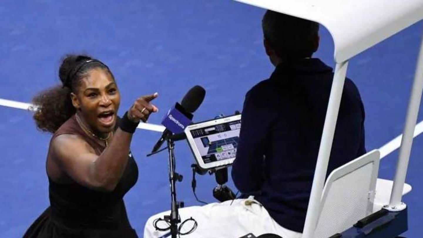"Not a cheater," Serena furiously tells umpire, later highlights sexism