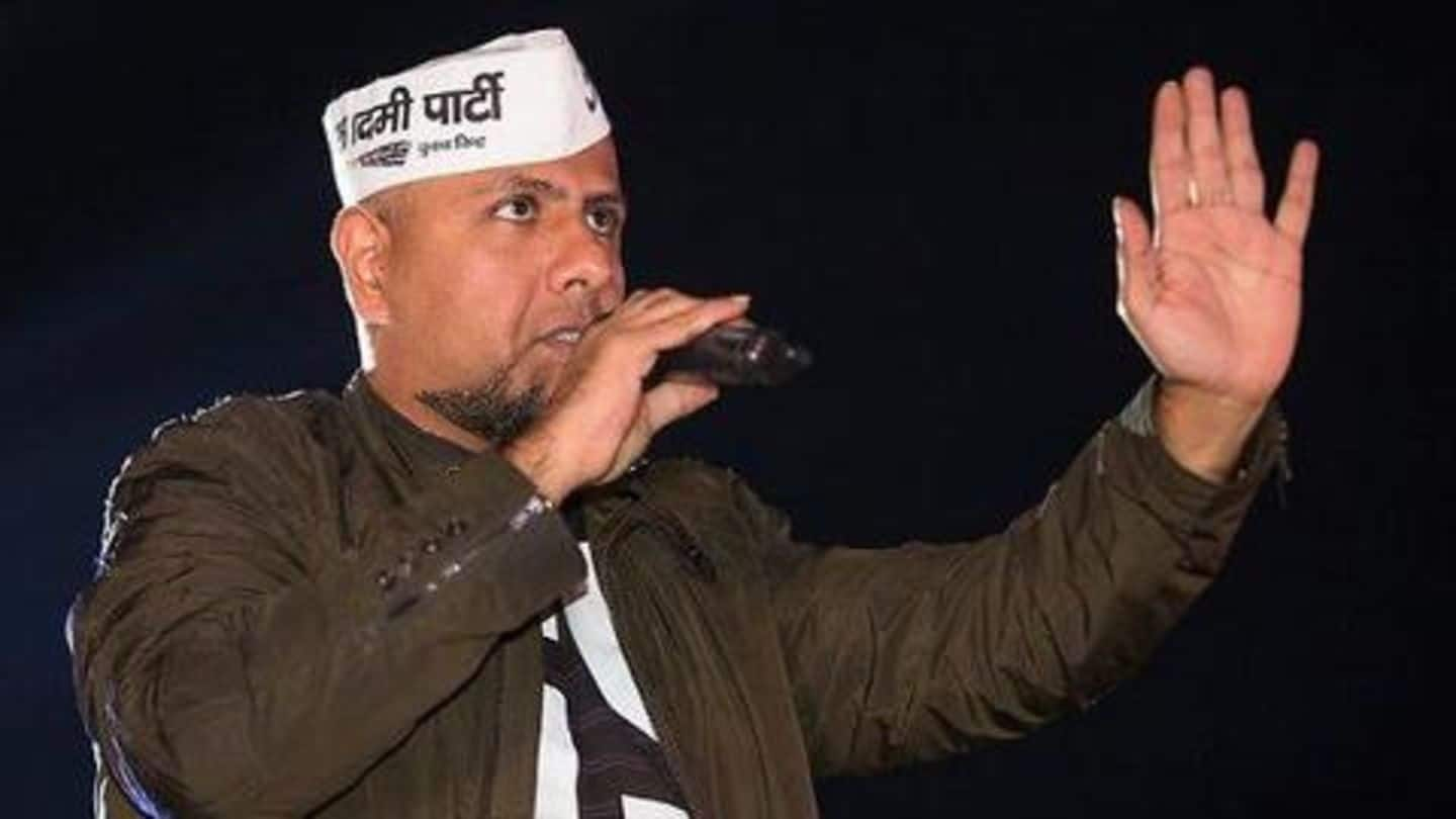 Former member Vishal Dadlani to perform at AAP's fourth-anniversary celebrations