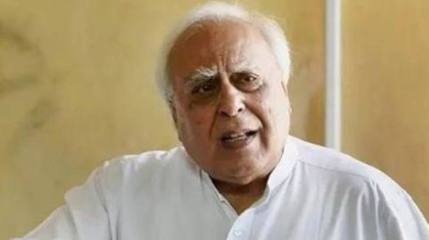 Sibal was asked why he filed bail plea this late Sibal was asked why he filed bail plea this late