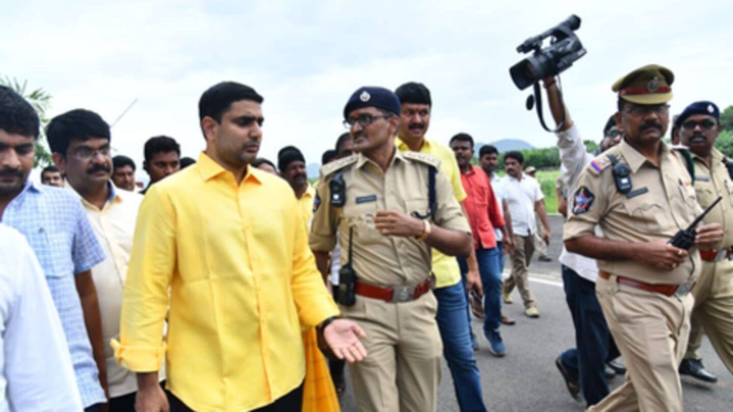 It is my fundamental right to protest: Lokesh It is my fundamental right to protest: Lokesh