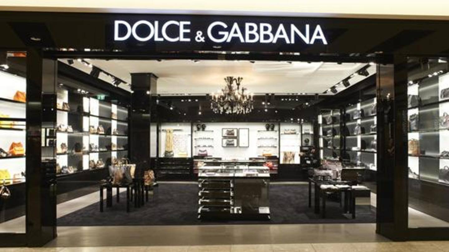 Credit card swipes at Dolce & Gabbana came under scanner Credit card swipes at Dolce & Gabbana came under scanner
