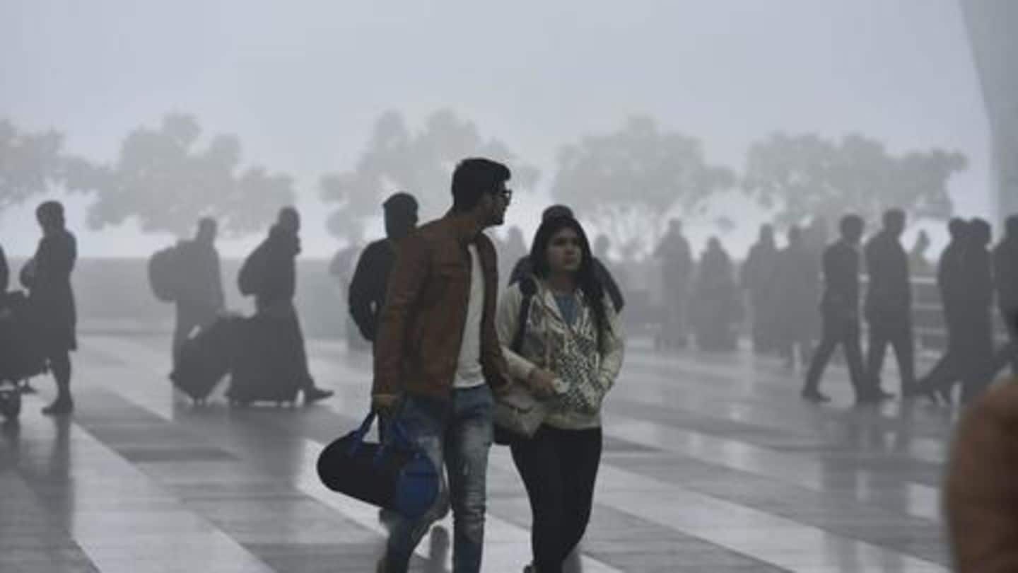 Fog blinds Delhi: Weather department issues red alert