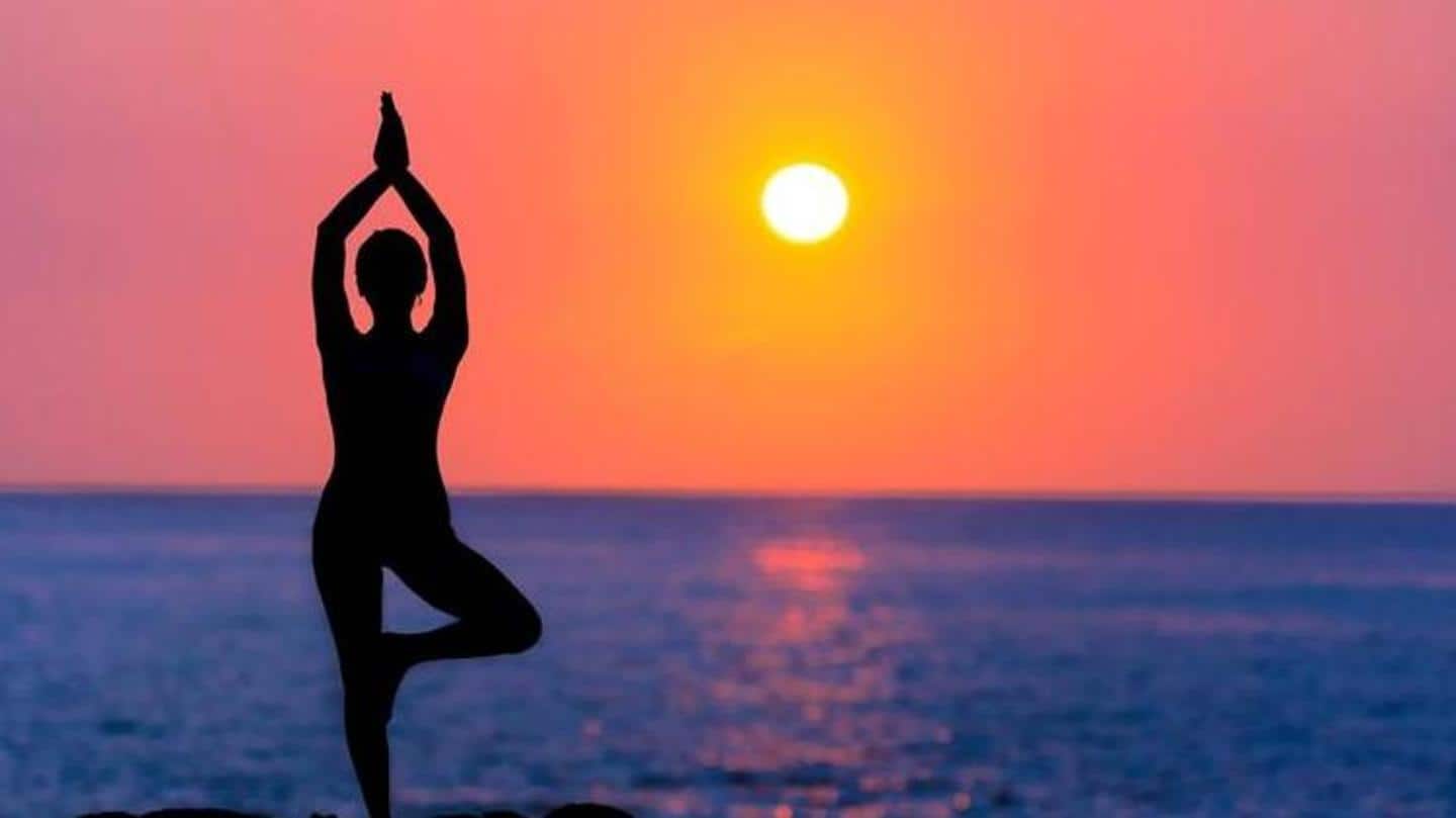 The aim is to spread awareness about yoga The aim is to spread awareness about yoga