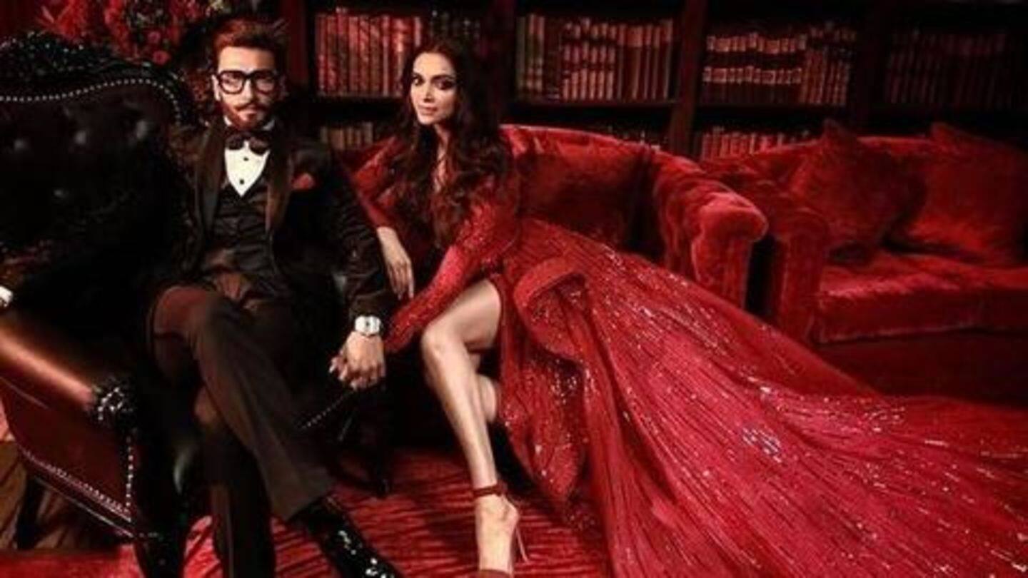 Smoking hot! Ranveer and Deepika's look for reception is impeccable