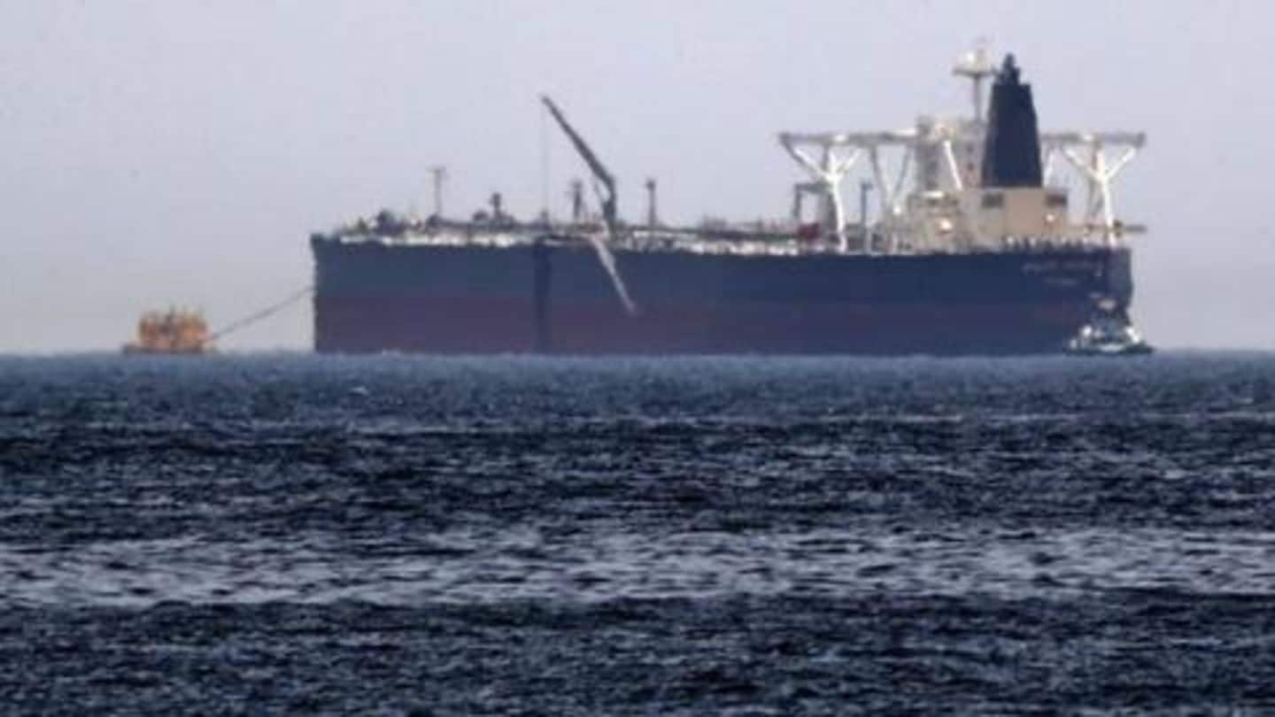 Iranian oil-tanker hit by missiles near Saudi, catches fire: Report