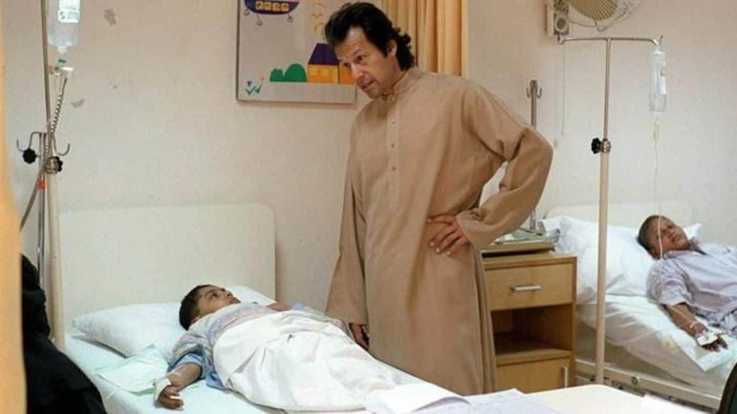 The philanthropic Khan opened the first cancer hospital in Pakistan The philanthropic Khan opened the first cancer hospital in Pakistan
