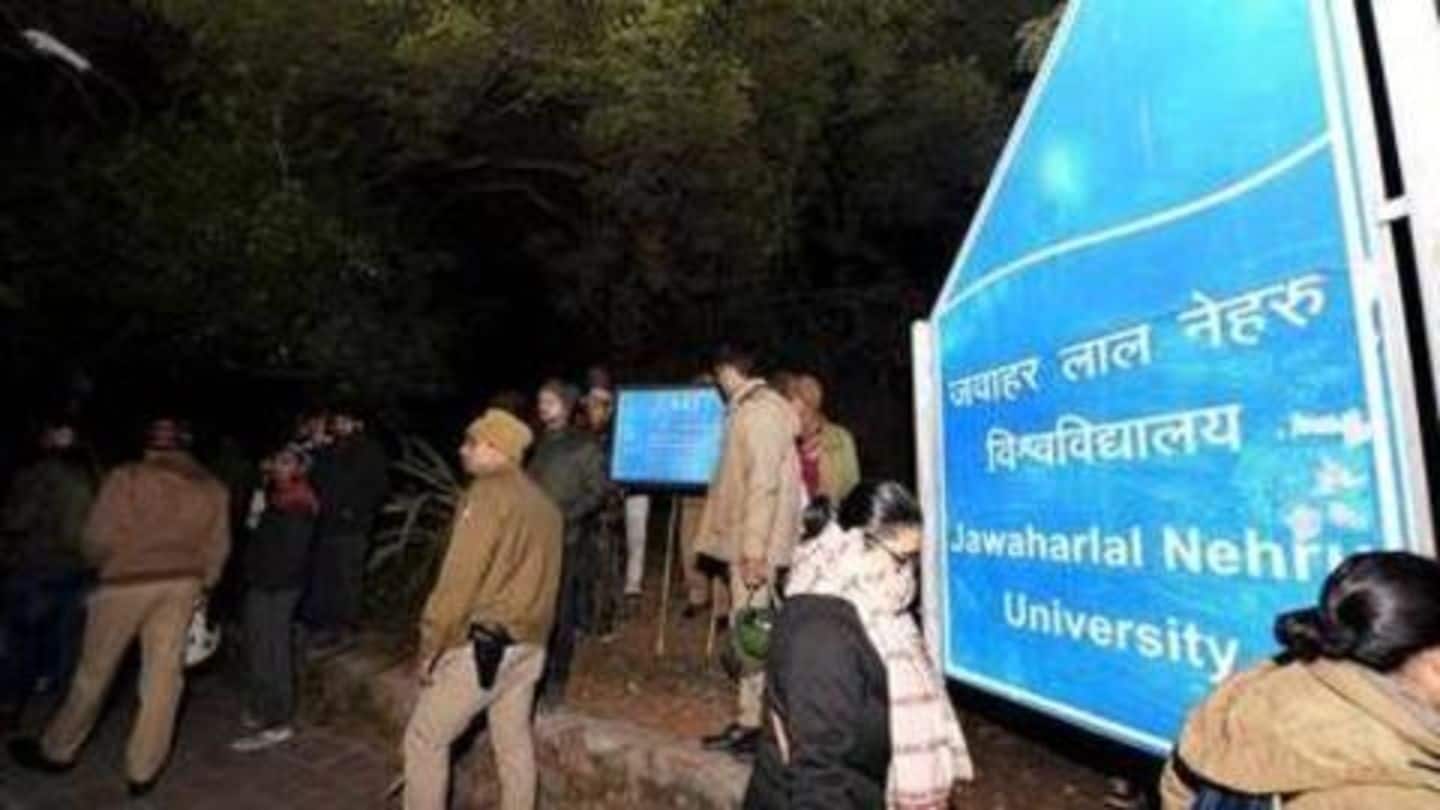 This month, JNU students bled after mob attacked them This month, JNU students bled after mob attacked them