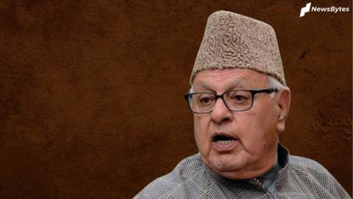 J&K: Farooq Abdullah released from detention after 7 months