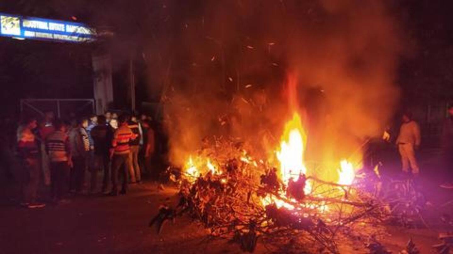 To deal with violence, curfew was imposed in Guwahati To deal with violence, curfew was imposed in Guwahati