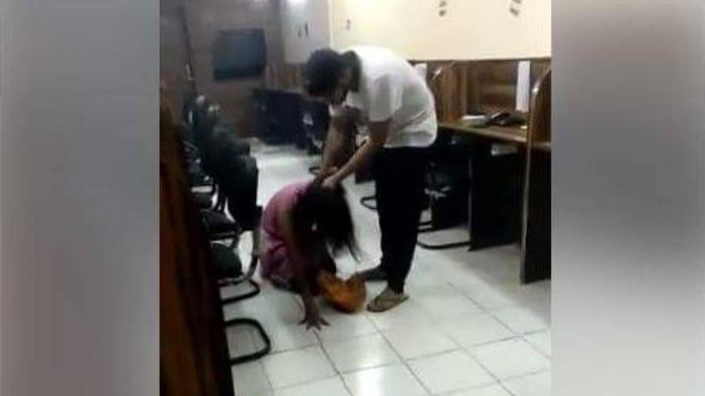 Delhi-cop's son mercilessly beats woman, arrested after video goes viral