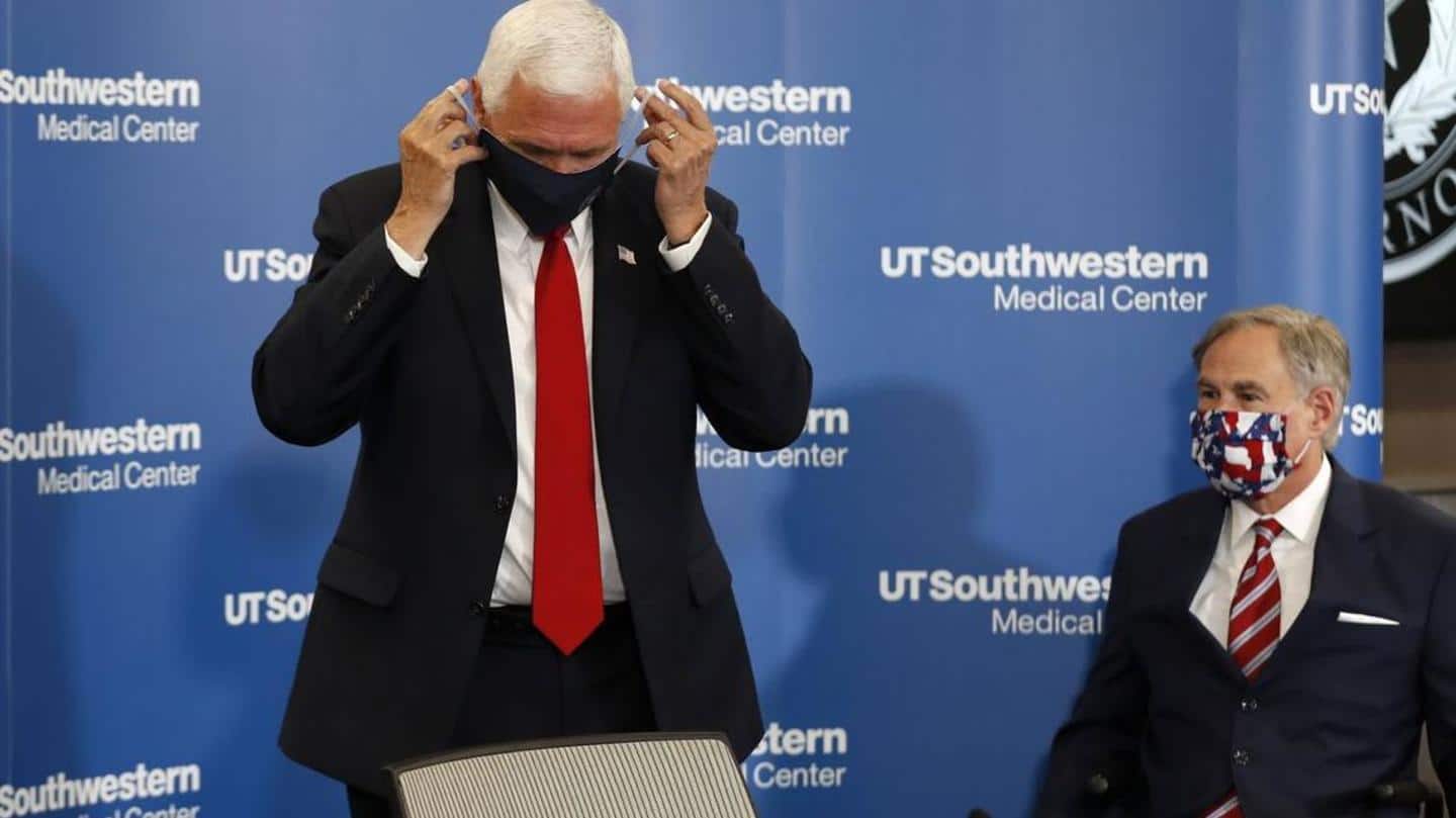Trump administration's task force and Pence have also encouraged masks Trump administration's task force and Pence have also encouraged masks