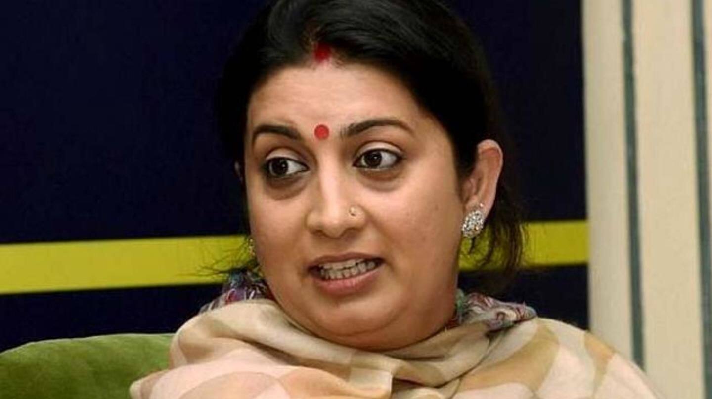 On rising fuel prices, Smriti Irani passes responsibility to states