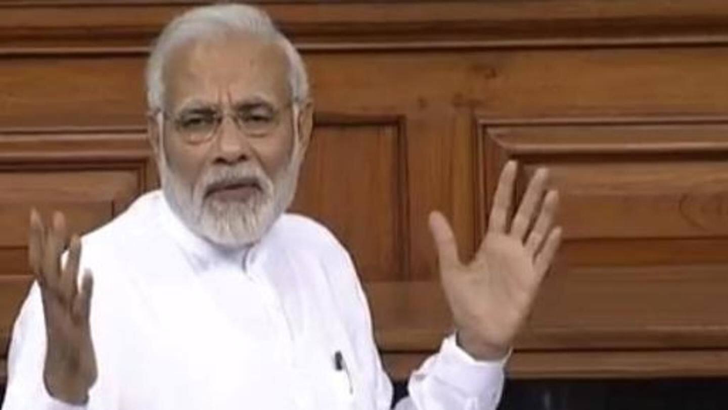 PM Modi wins trust-vote but RaGa dubs his speech 'weak'