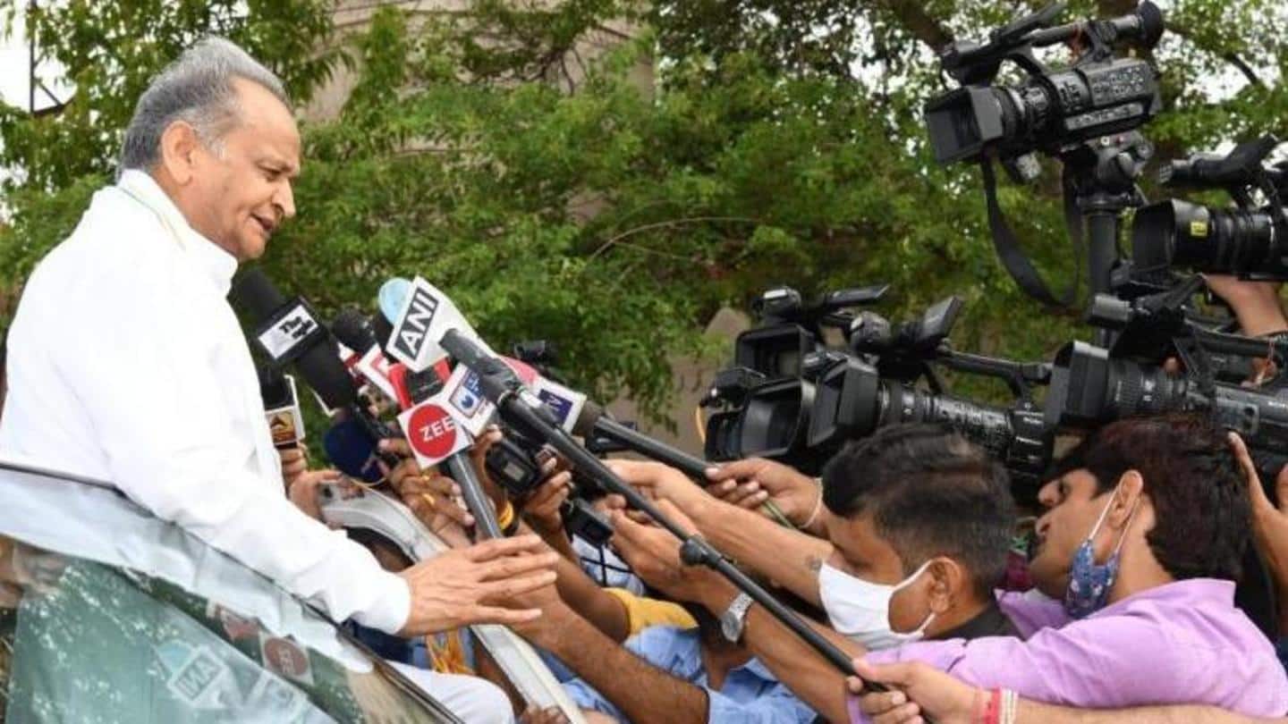 Won't be our responsibility if citizens gherao Raj Bhavan: Gehlot Won't be our responsibility if citizens gherao Raj Bhavan: Gehlot