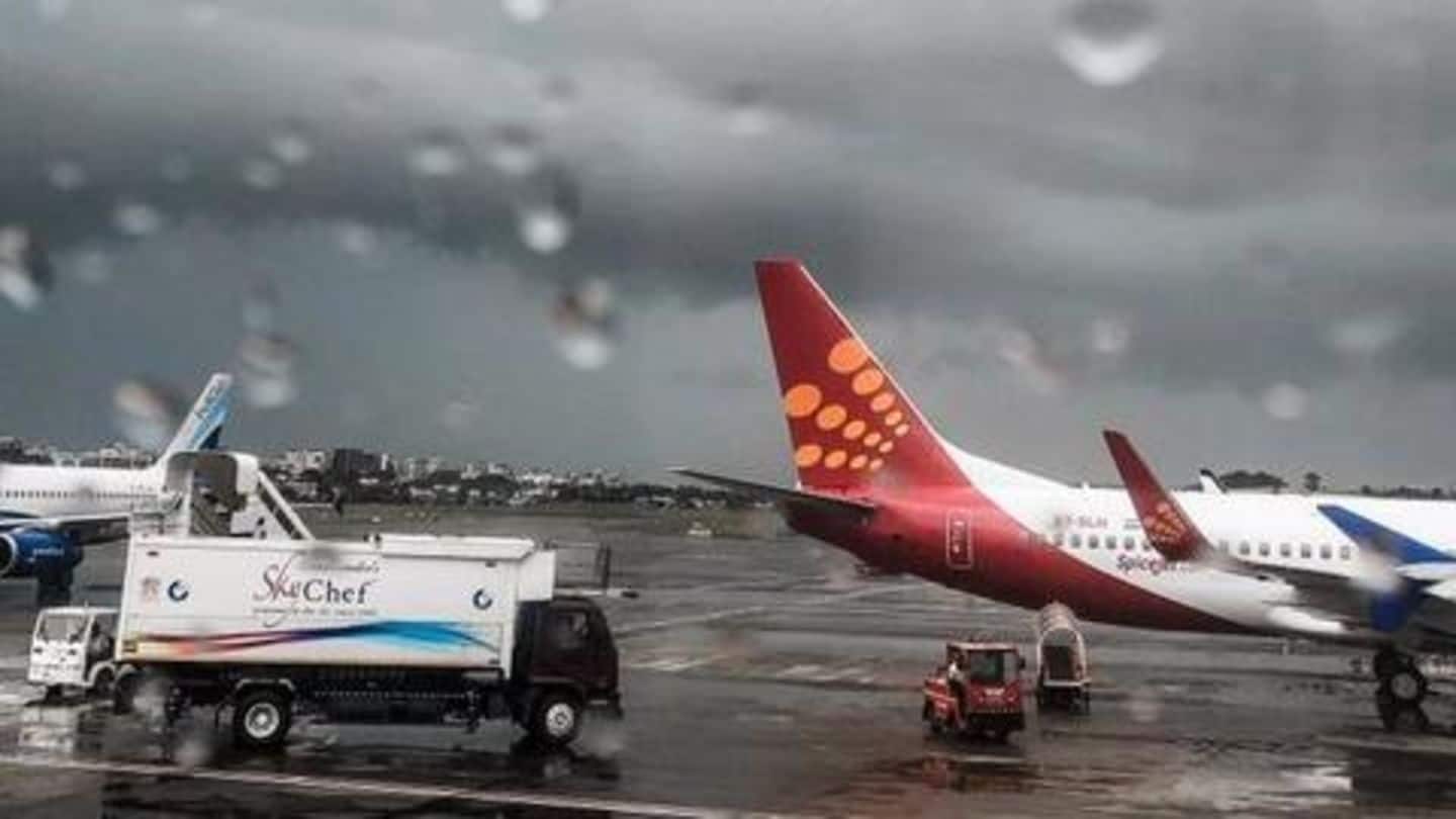 Though flight services remained functional, railways were hit Though flight services remained functional, railways were hit