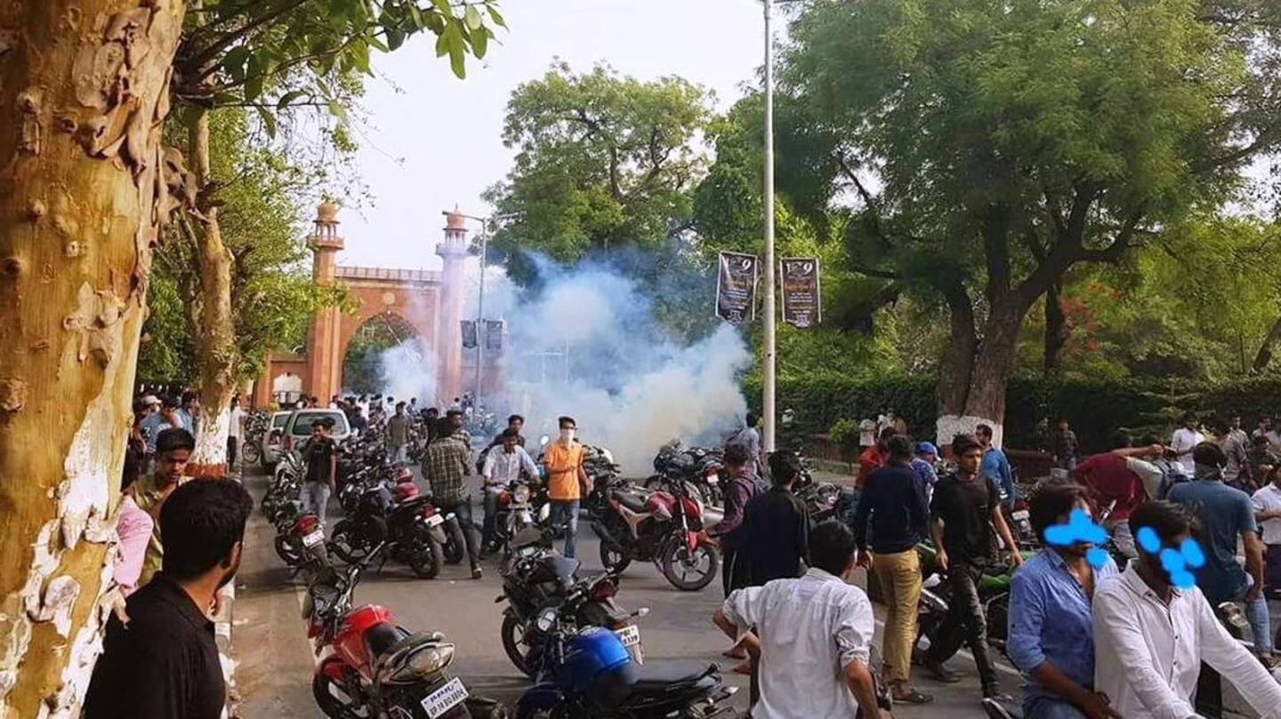 Police said they practised restraint, students pelted stones Police said they practised restraint, students pelted stones