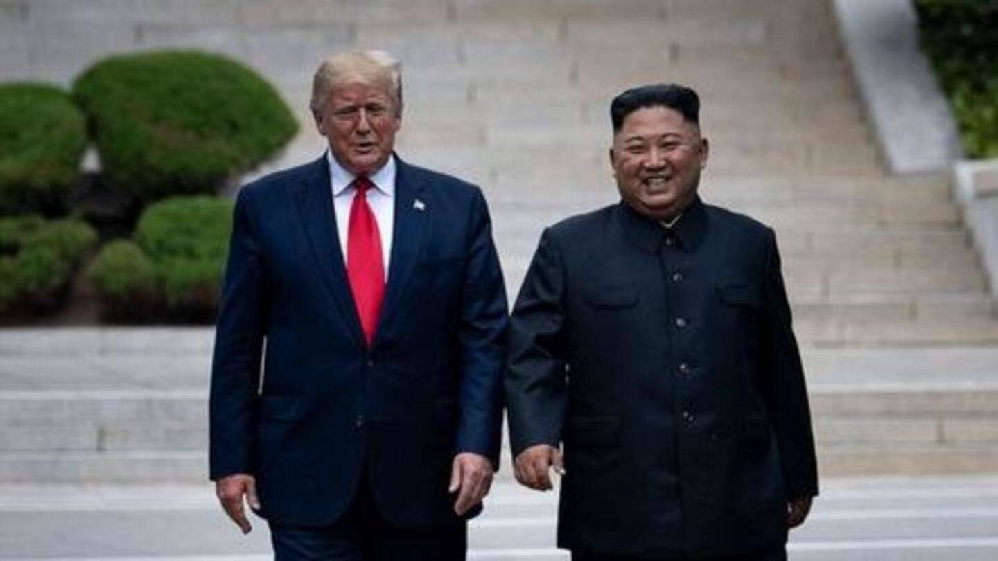 Trump refused to comment on re-emergence of Kim Trump refused to comment on re-emergence of Kim