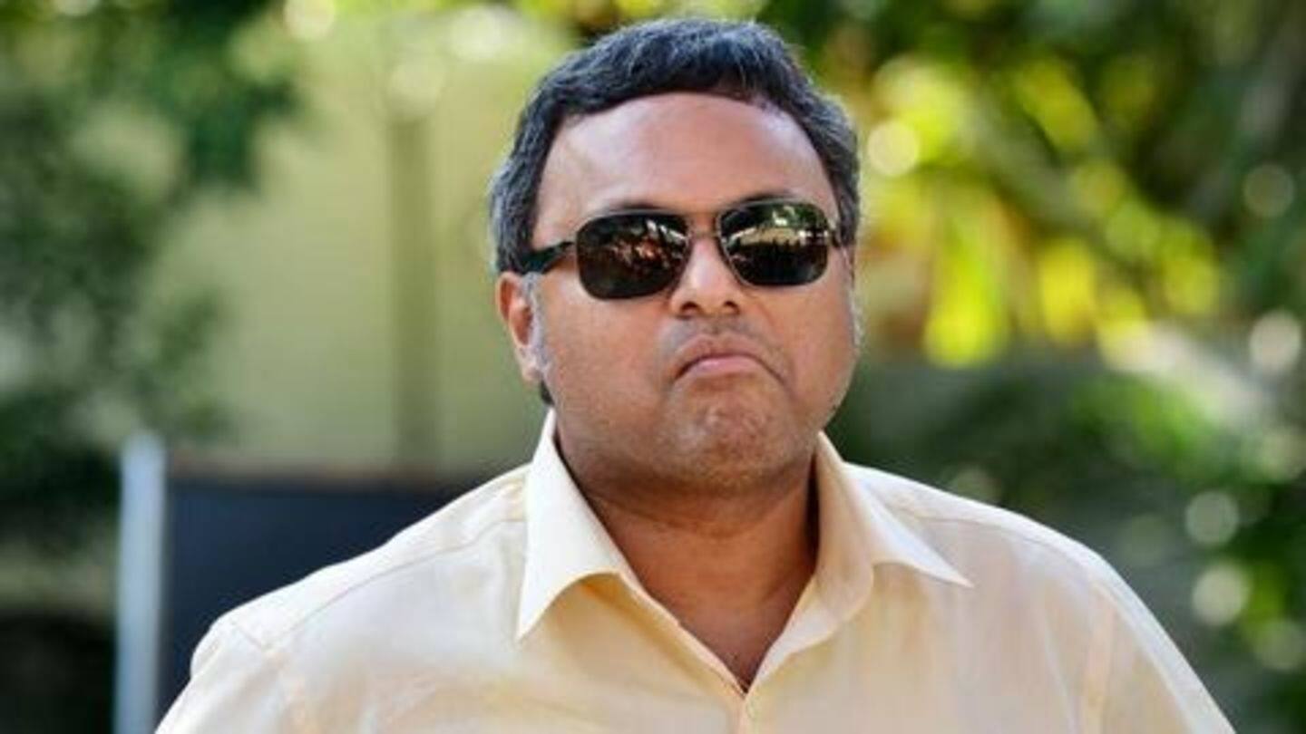 Chidambaram's son Karti is a co-accused in INX Media case Chidambaram's son Karti is a co-accused in INX Media case