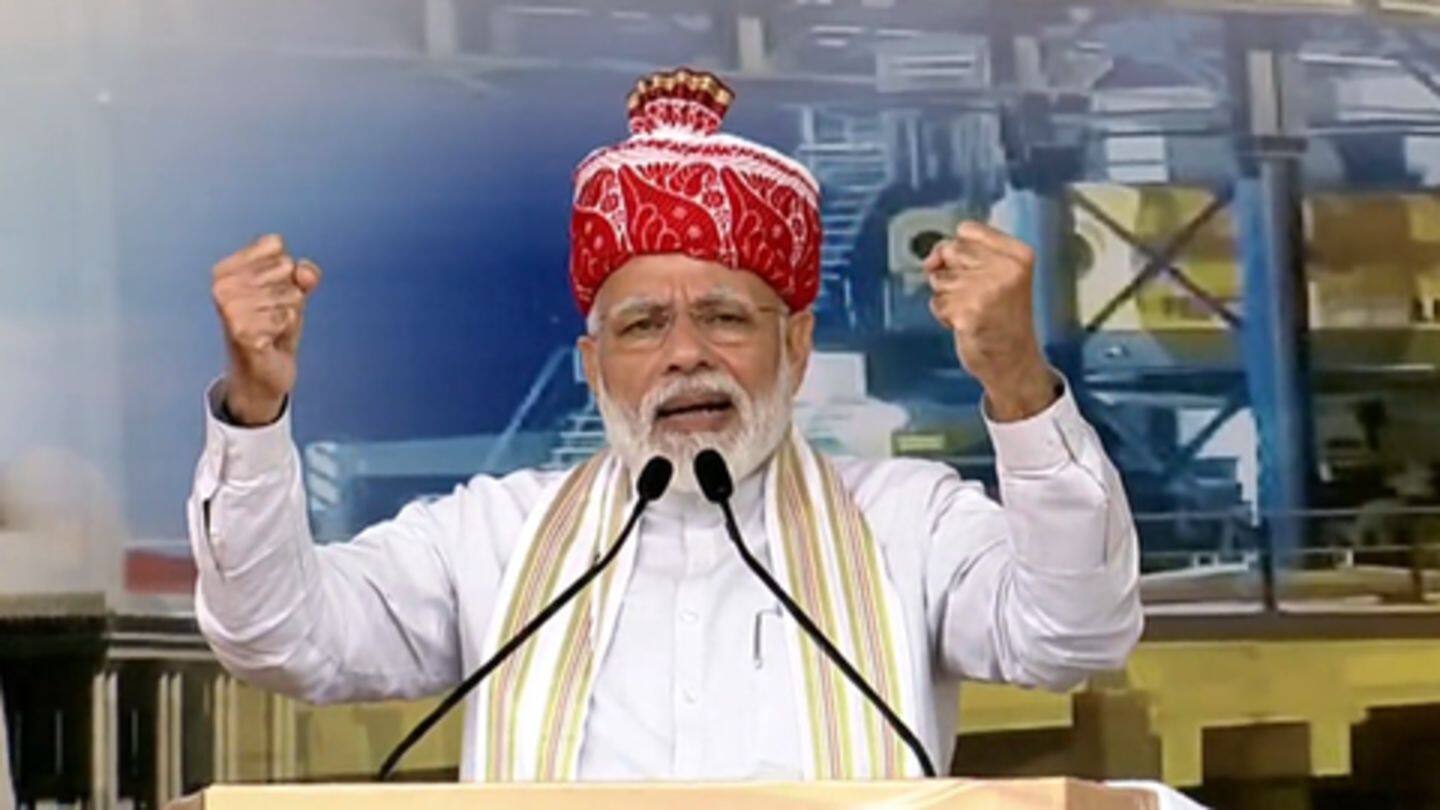 Meanwhile, Modi said corrupt people have been put in jail Meanwhile, Modi said corrupt people have been put in jail