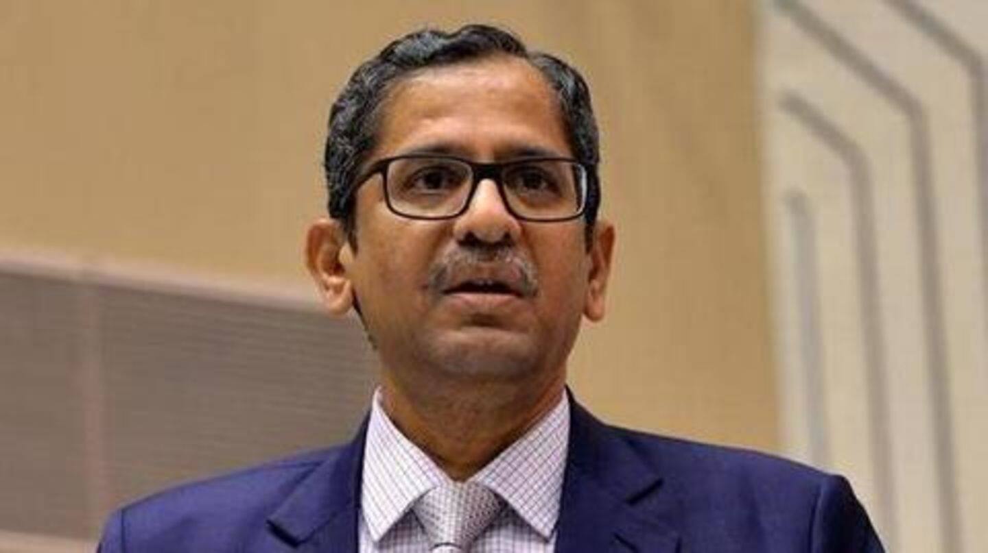 Justice NV Ramana is heading the special bench Justice NV Ramana is heading the special bench