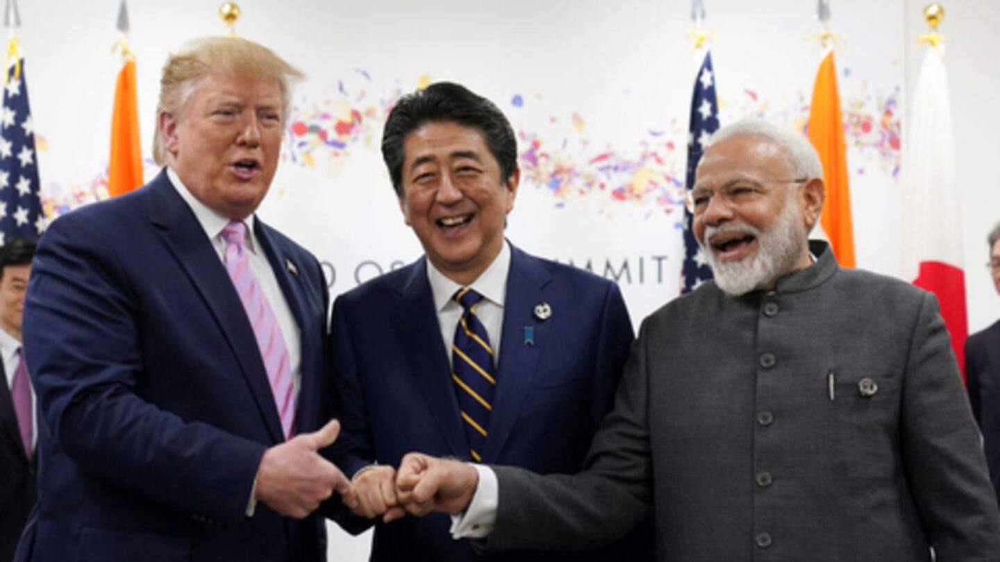 Modi met Abe and Trump, discussed Indo-Pacific region Modi met Abe and Trump, discussed Indo-Pacific region