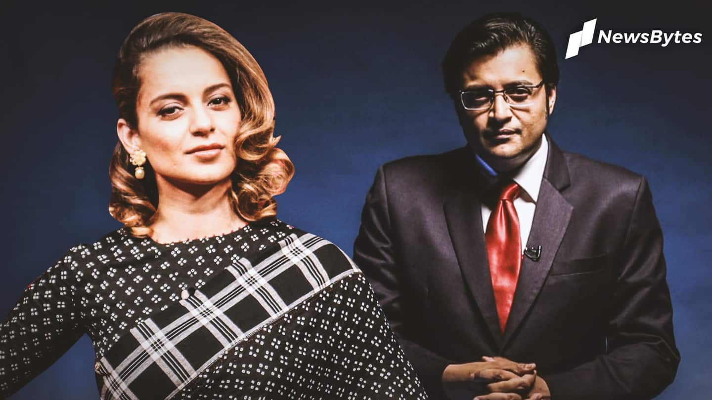 Arnab and Kangana at center of ruckus in Maharashtra Assembly