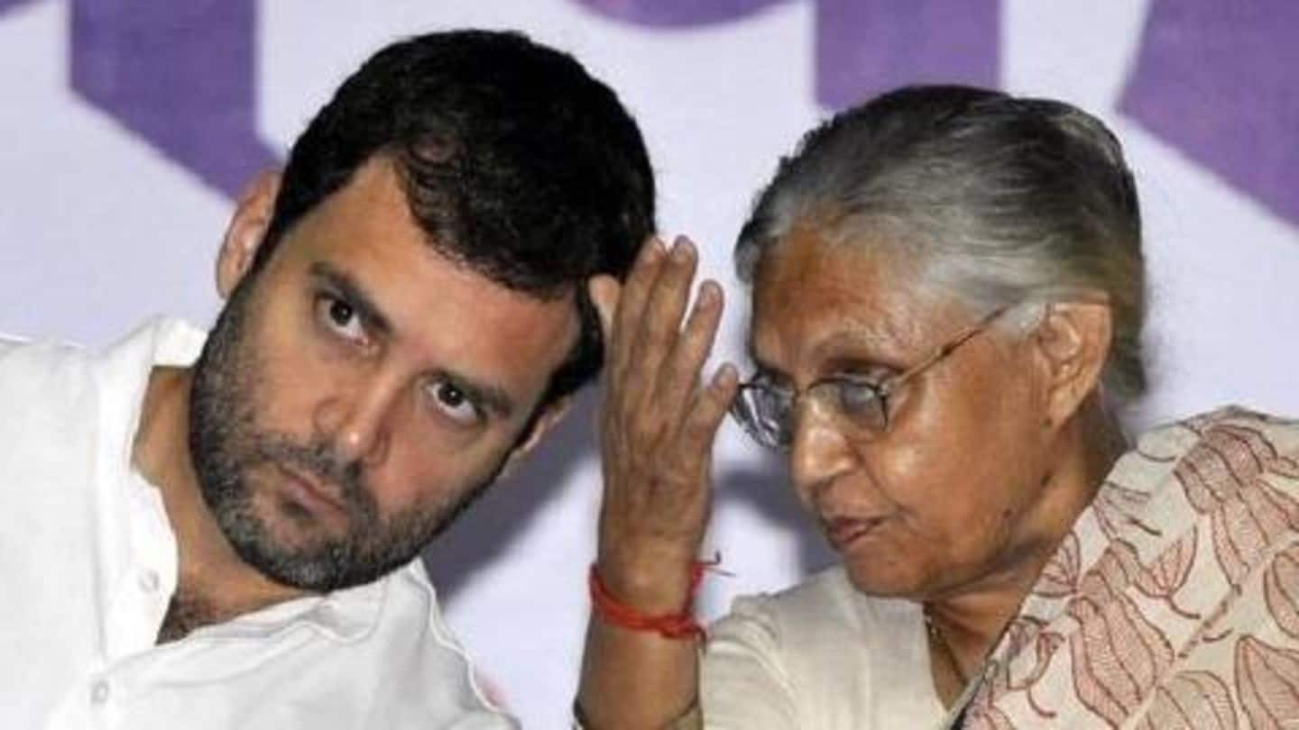Sheila Dikshit plans 'dharna' to stop Rahul Gandhi from resigning