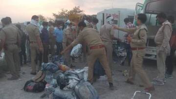 Uttar Pradesh: Two trucks collide, 24 migrants die, several injured