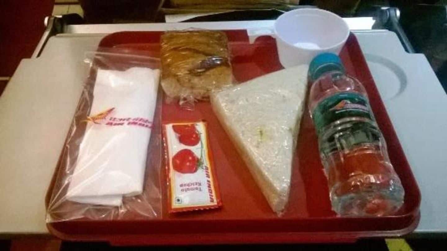 No sandwich, samosas, AI-passengers to get packed-items like peanuts, cookies