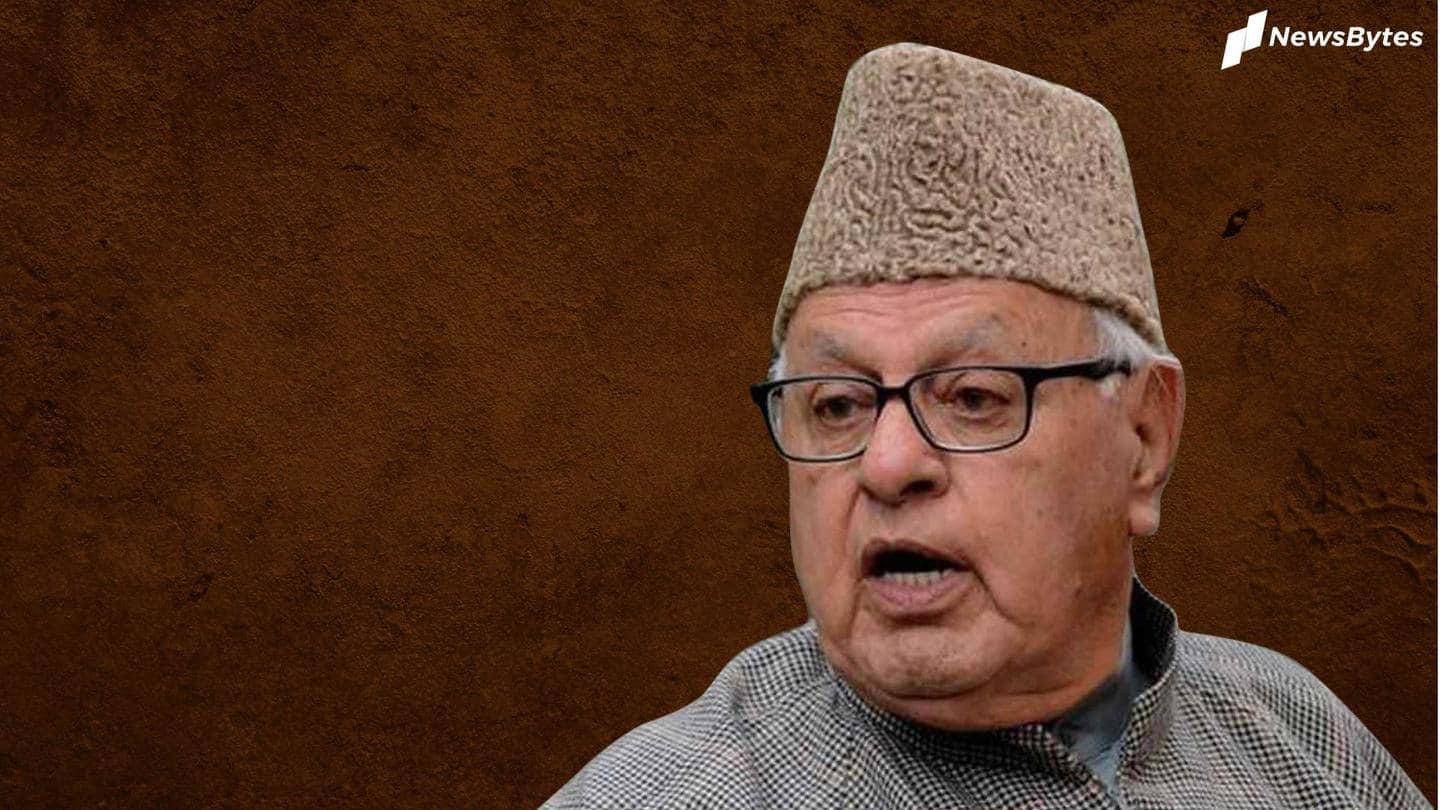 Kashmiris would rather be ruled by Chinese, says Farooq Abdullah