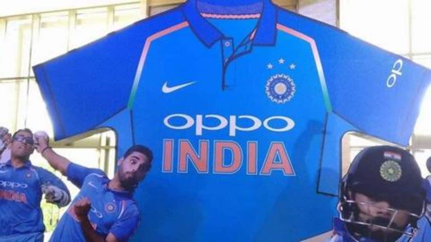 Byju's all set to replace OPPO on Team India's jersey