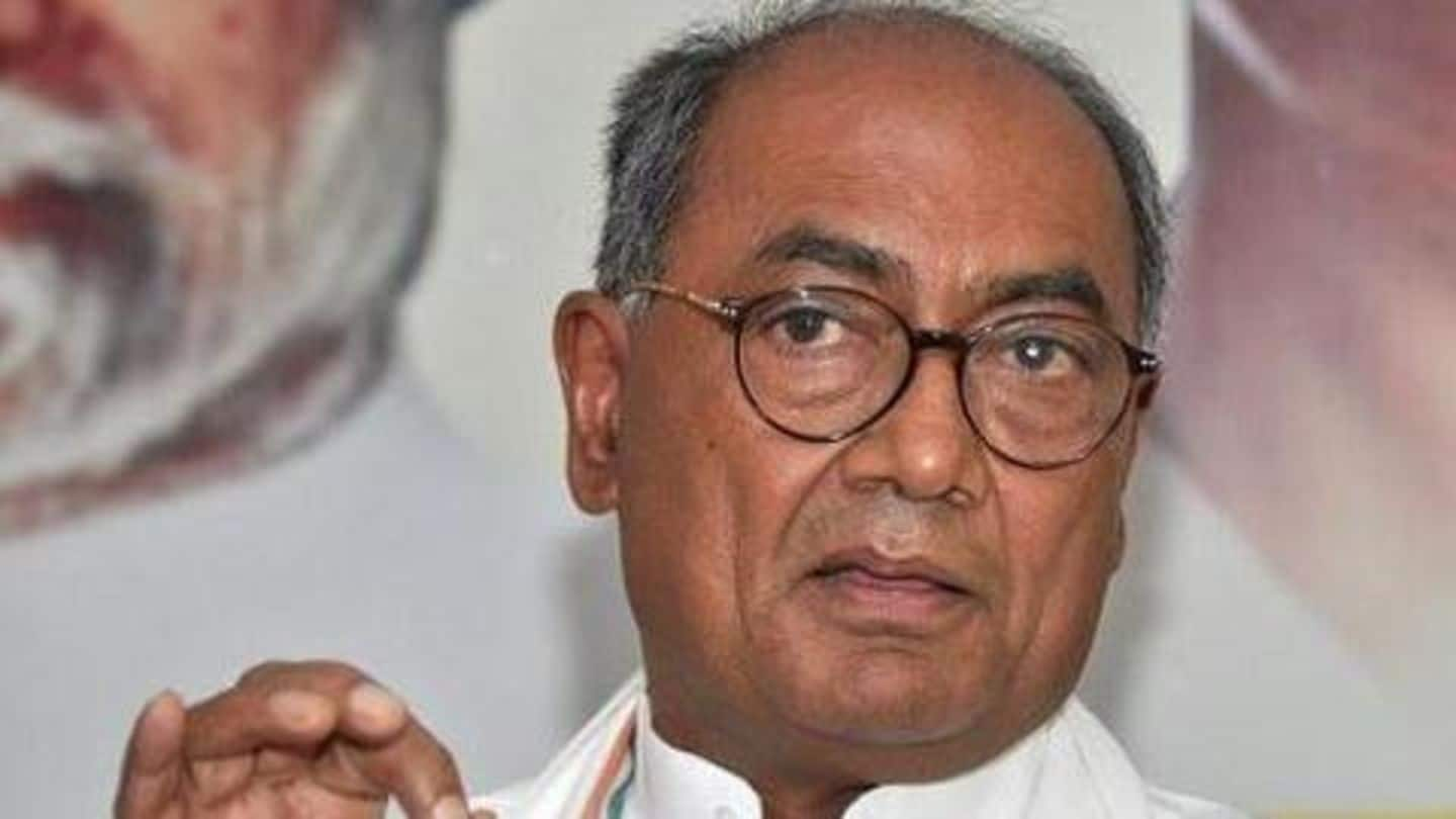 People wearing saffron commit rapes inside temples: Digvijaya Singh