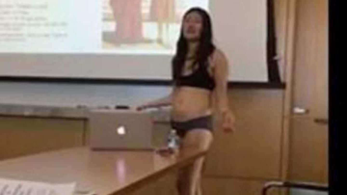 Cornell professor questions students' shorts, she gives thesis-presentation in underwear