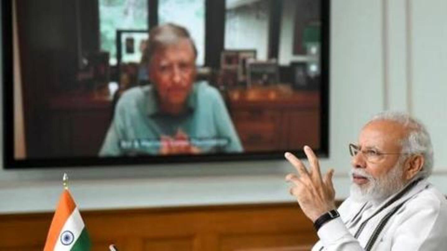 PM Modi and Bill Gates discuss coronavirus situation and vaccine