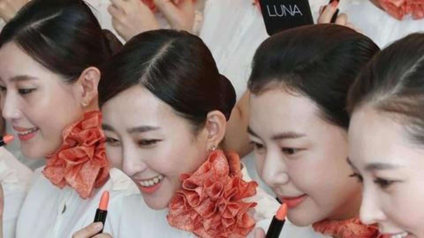 Sick of country's demanding beauty-standards, South Korean women destroy cosmetics