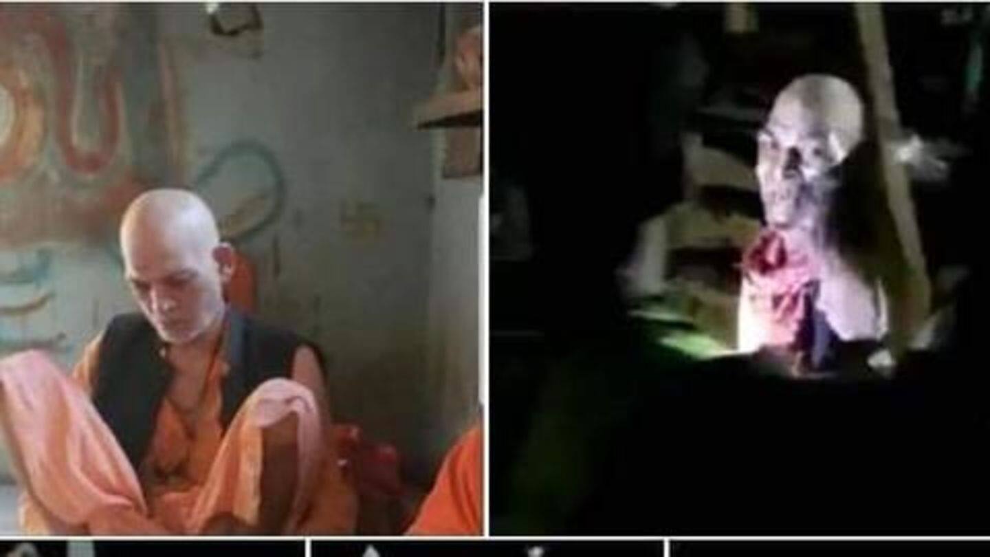 Maharaj Kalpavrikshgiri begged cop to help, he turned away Maharaj Kalpavrikshgiri begged cop to help, he turned away