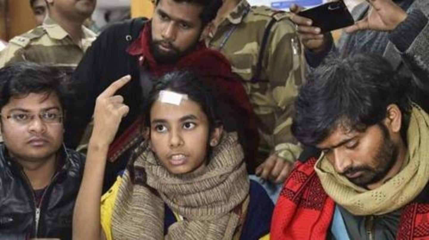 Delhi Police said students largely affiliated to Left were involved Delhi Police said students largely affiliated to Left were involved