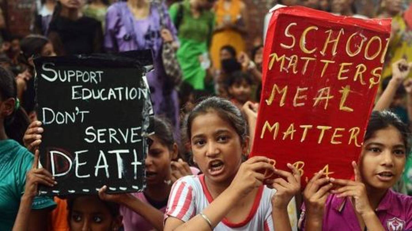 Recently, mid-day meals led to students being hospitalized Recently, mid-day meals led to students being hospitalized