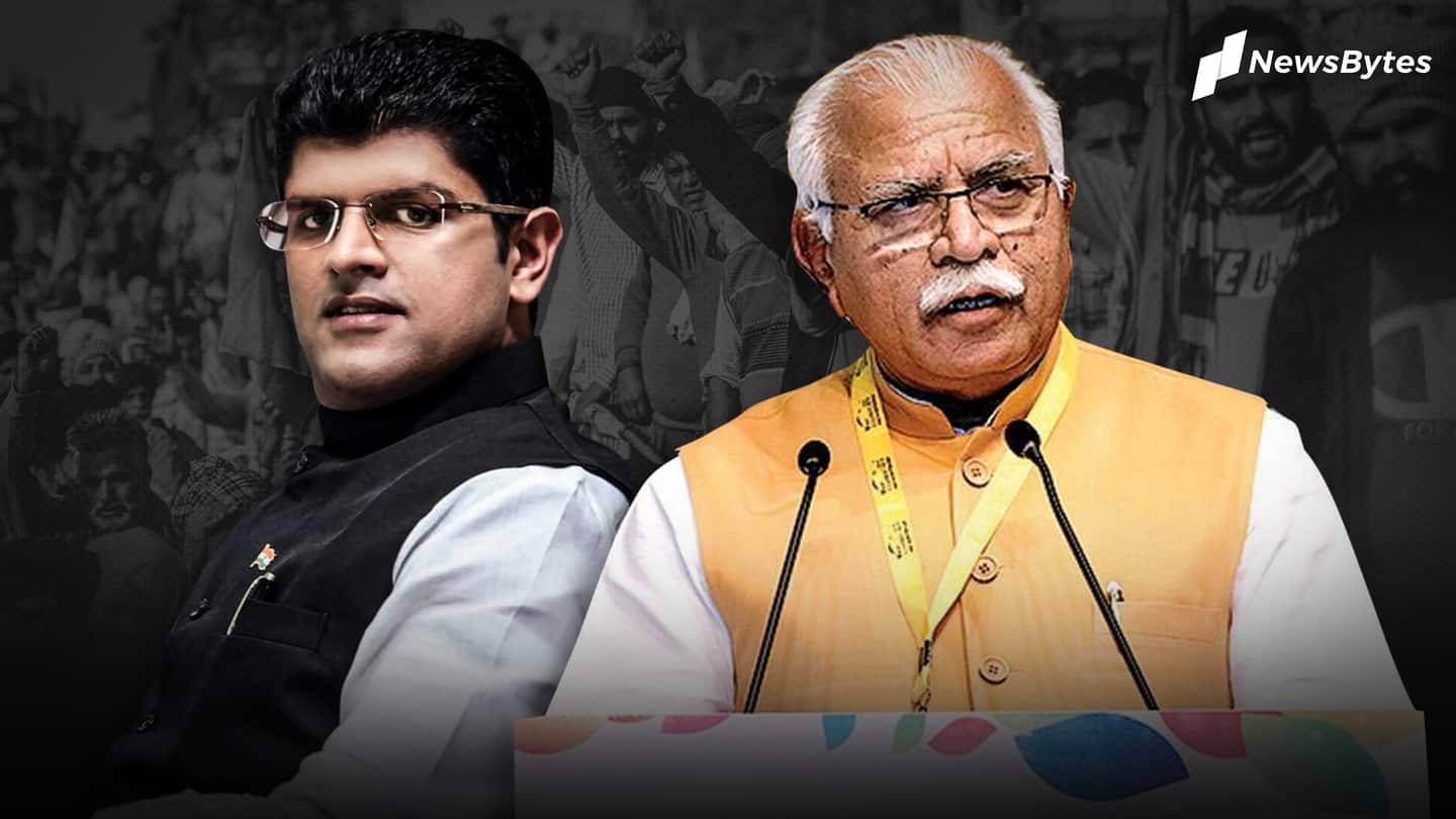 As fault lines visible, Chautala, Khattar claim BJP-JJP alliance safe