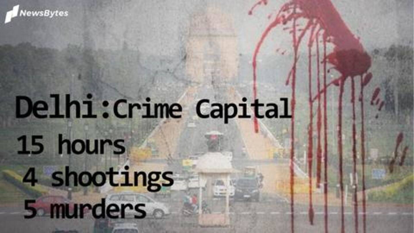 5 murders in 15 hours: Has Delhi become 'crime capital'?