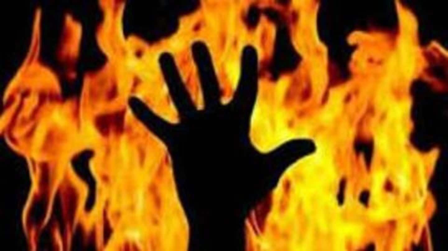UP-shocker: Molesters set woman ablaze, who was going to police-station