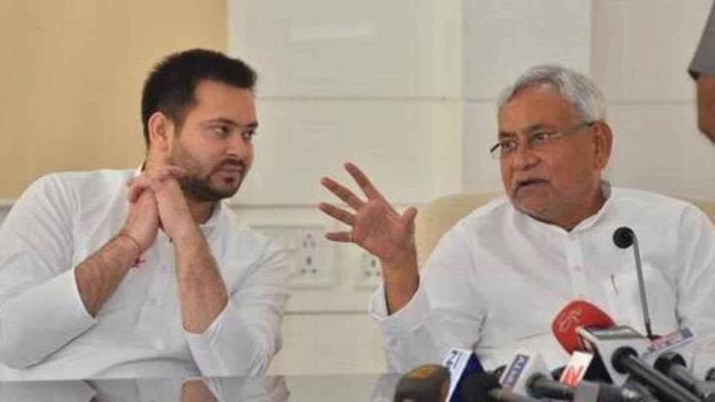 Meanwhile, Tejashwi Yadav claimed Nitish Kumar's accomplices were involved Meanwhile, Tejashwi Yadav claimed Nitish Kumar's accomplices were involved