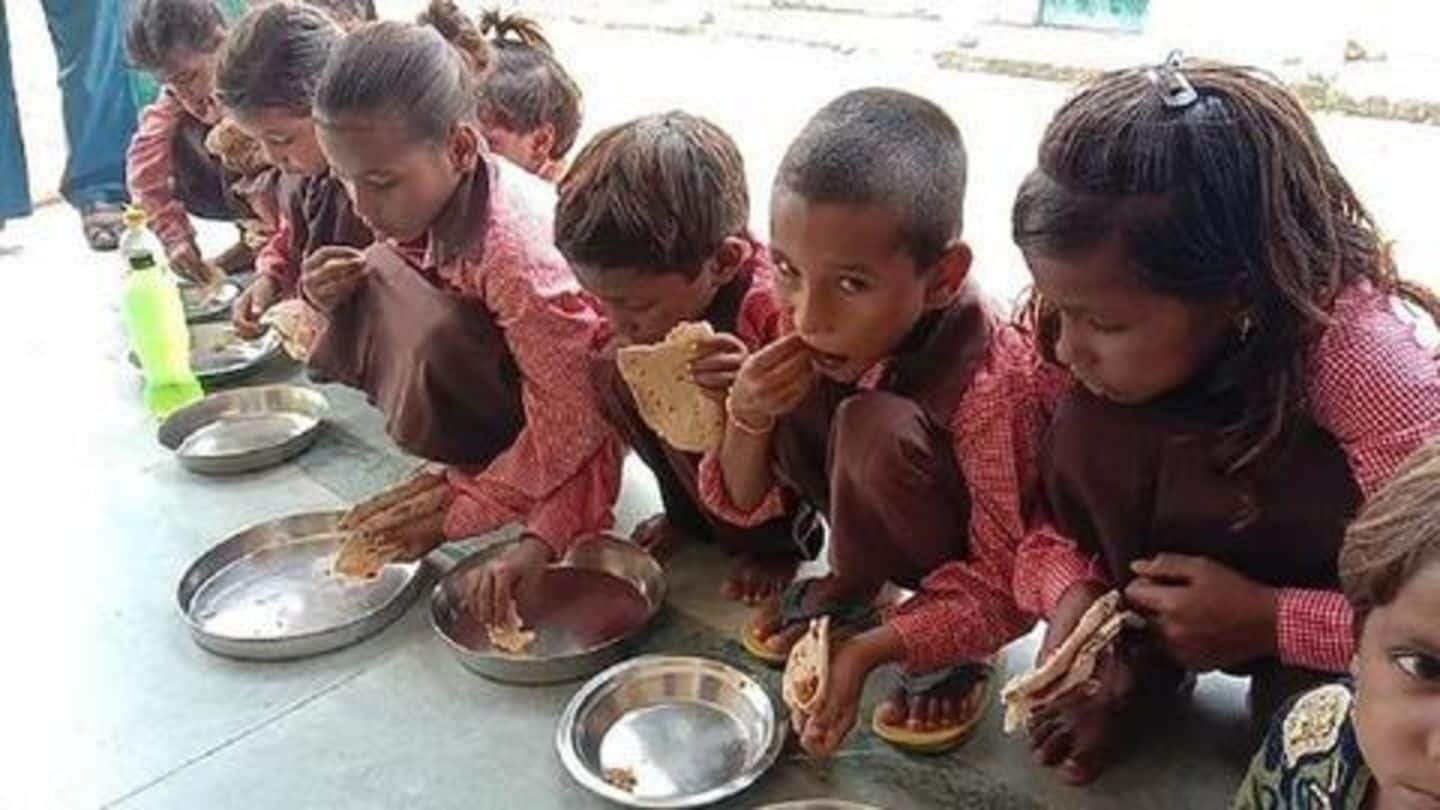 UP: Before roti-salt, kids at Mirzapur school were served rice-salt