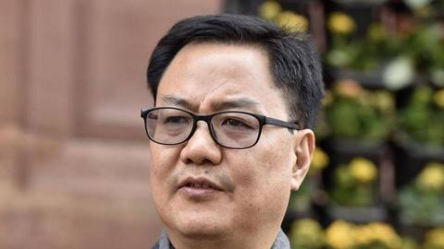 Rijiju supported cops, but surprisingly deleted the tweet later Rijiju supported cops, but surprisingly deleted the tweet later
