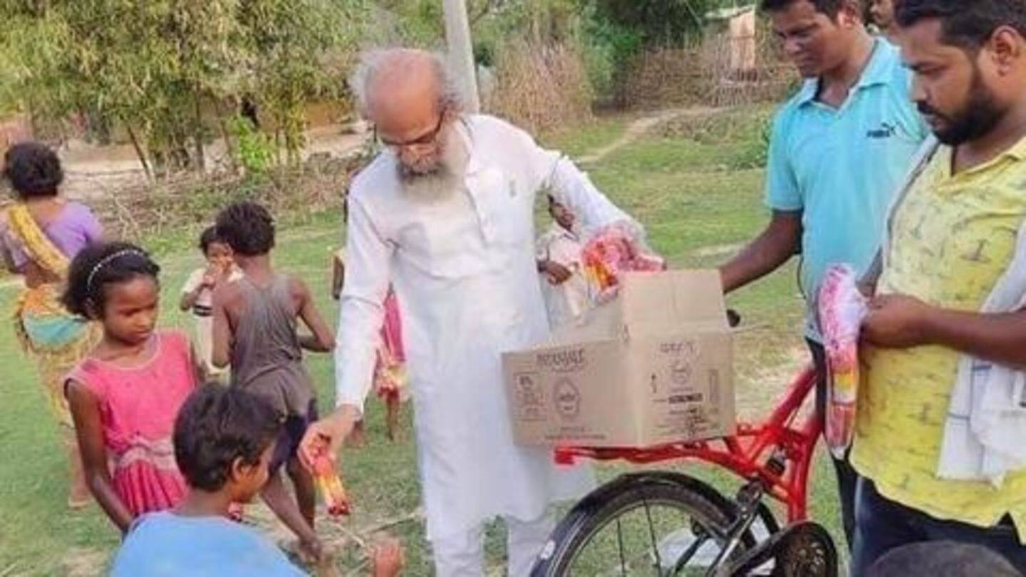 When his competitors moved in cars, Sarangi walked door-to-door When his competitors moved in cars, Sarangi walked door-to-door