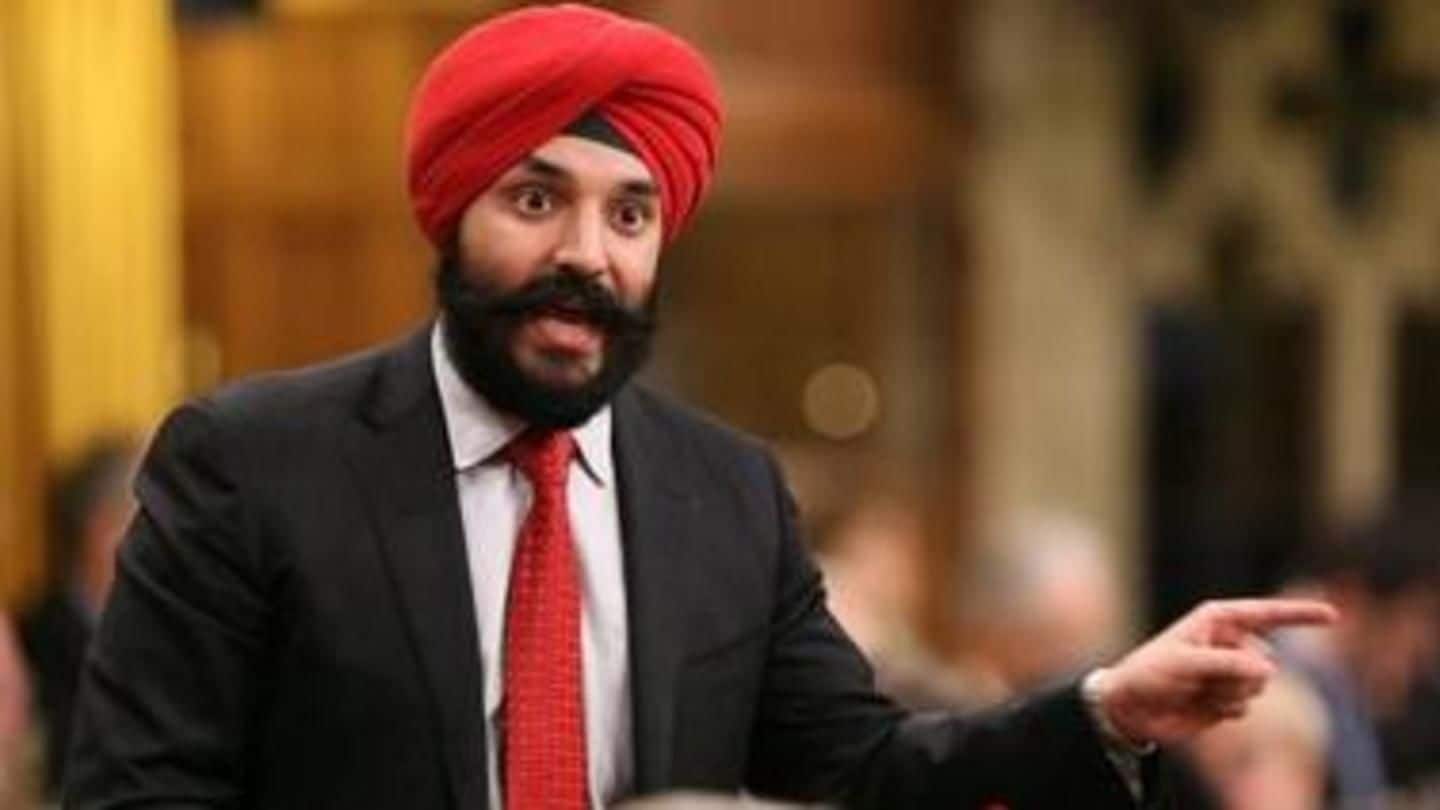 Canadian minister asked to remove turban at Detroit Airport