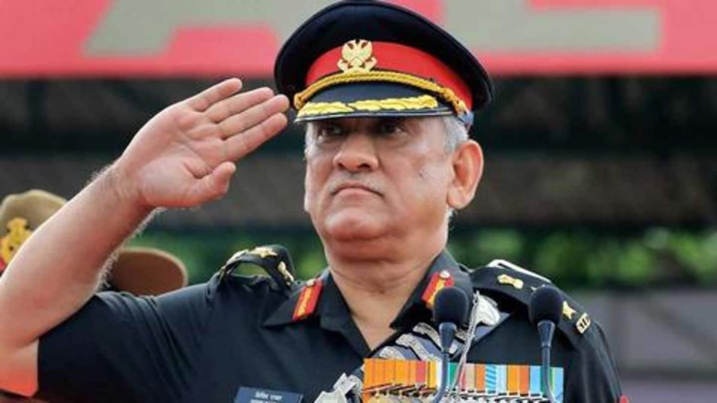 Bipin Rawat named India's first Chief of Defense Staff: Reports